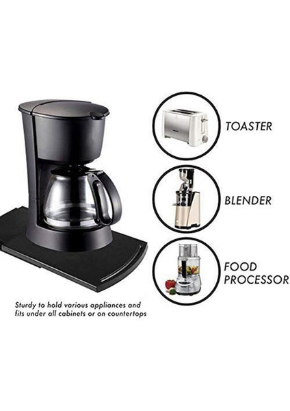 2x Mutfak Lavabo Sürgülü Kahve Tepsisi Mat, Dolap Altı Ekipmanları Kahve Makinesi Ekmek Kızartma Makinesi Tezgah Depolama Kaydırıcı Tabanı (Yurt Dışından) modelleri