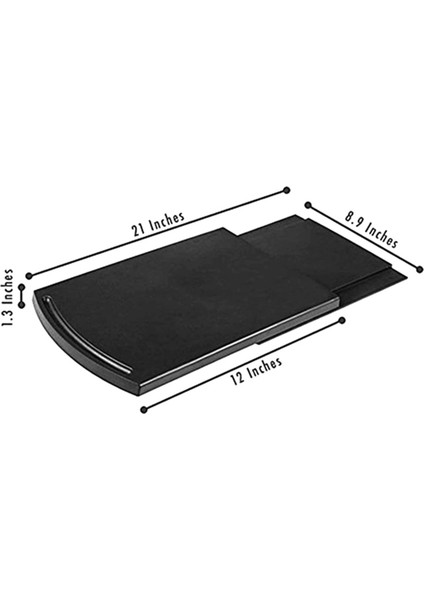 2x Mutfak Lavabo Sürgülü Kahve Tepsisi Mat, Dolap Altı Ekipmanları Kahve Makinesi Ekmek Kızartma Makinesi Tezgah Depolama Kaydırıcı Tabanı (Yurt Dışından) indirimleri