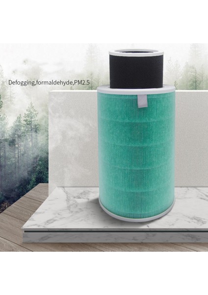 Hava Temizleme Filtresi Değiştirme Xiaomi Hava Temizleme Cihazı 2 2c 2h 2s 3 3c 3h Pro Hepa Karbon Filtre Rfıd Çip ile Mor (Yurt Dışından)