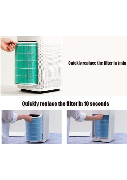 Hava Temizleme Filtresi Yedek Aktif Karbon Filtre Xiaomi 1/2/2s/3/3h Hepa Hava Filtresi Anti Pm2.5 Formaldehit C (Yurt Dışından) fiyatları