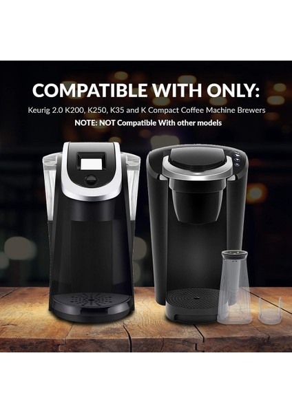 Keurig 2.0 K200, K250, K35, K-Duo ve K-Compact Için Kahve Başlangıç Kiti, Filtre Tutucu ve Su Filtrelerini Içerir (Yurt Dışından) indirimleri