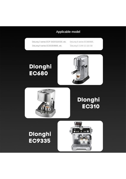 Adet Kahve Makinesi Buhar Memesi Süt Köpürtücü Köpük Iç Tüp Delonghi Dedica EC680/EC685, ECP3420, EC9335, ECO310 (Yurt Dışından)