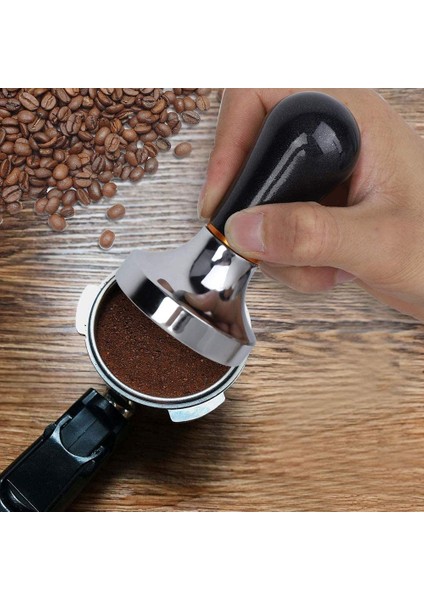 2 Paket 57.5mm Kahve Sabotajı Pratik El Alüminyum Kahve Sabotajı Kahve Makinesi Için Saplı (Siyah) (Yurt Dışından) fırsatları