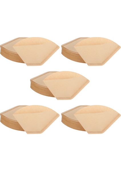 500 Adet Kahve Filtreleri Tek Kullanımlık Koni Kağıt Kahve Filtresi Doğal Ağartılmamış Filtre 4-6 Fincan Kahve Makineleri Üzerine Dökün (Yurt Dışından) fiyatları