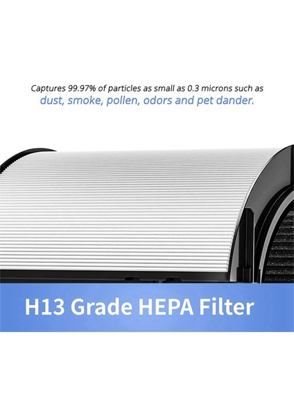 Dyson TP04 HP04 TP07 TP06 HP06 PH02 PH01 PH03 PH04 HP09 TP09 HP07 Hava Temizleme Filtresi Için 2 In 1 Hepa ve Karbon Filtre (Yurt Dışından)