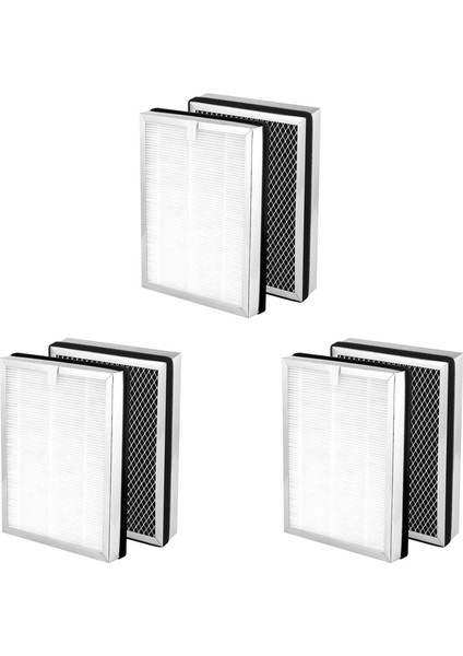 Medify Ma-25 Hava Temizleme Cihazı Için Hepa Filtre Değişimi 6'lı Paket 3'ü 1 Arada Filtrasyon Gerçek Hepa H13 Filtre Ön Filtresi (Yurt Dışından)