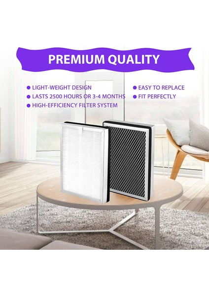 HEPA Filtre Değiştirme MEDYAF MA-25 Hava Arıtma 4 Pack 3 3&#39 ü 1 Siltrasyon Gerçek HEPA H13 Filtre Ön Filter (Yurt Dışından)