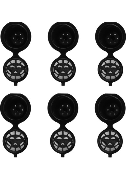 Nespresso Kahve Makineleri ile Uyumlu, Kahve Kaşığı Fırçalı, Yeniden Kullanılabilir Nespresso Kapsül Filtresi (24, Siyah) (Yurt Dışından) fırsatları