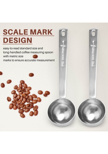 Paslanmaz Çelik Kahve Kaşığı Uzun Saplı Kahve Ölçme Kaşığı Metal 1 Yemek Kaşığı Kahve Kaşığı Kahve Kaşığı 3 Parça Set (Yurt Dışından) indirimleri