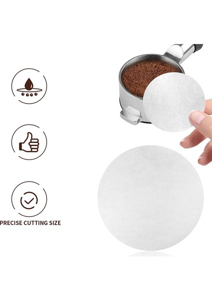 Espresso Kahve Makinesi Için Kahve Kağıt Filtresi, 1200 Adet Ağartılmamış Espresso Filtre Puck Ekran Portafilter Kağıdı 53MM (Yurt Dışından) fiyatları
