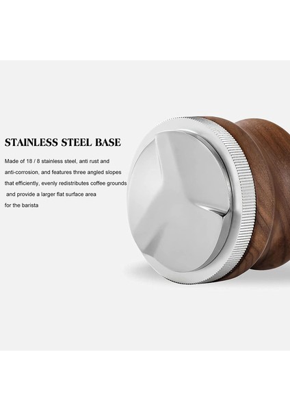 53MM Kahve Distribütörü, Espresso Palmiye Sabotajı, 54MM Breville Portafilter Için Ayarlanabilir Yükseklik Kahve Dengeleyici Aracı (Yurt Dışından) indirimleri