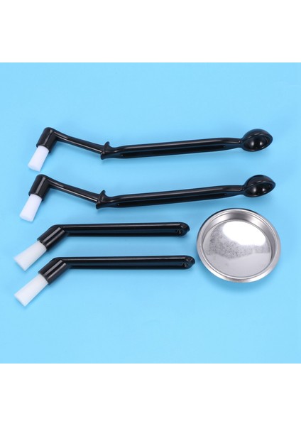 Kahve Makinesi Temizleme Seti, 8 Parça Kaşıklı Kahve Makinesi Fırçası ve 2 Parça 58MM Paslanmaz Çelik Arka Gömme Uç (Yurt Dışından)