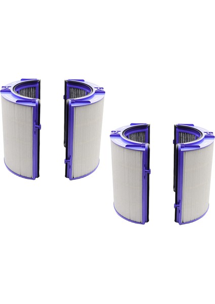 Dyson TP06, TP09, HP06, PH01, PH02, TP07, HP07, HP09, 970341-01, 965432-01 Için 4x Hava Temizleme Cihazı Hepa ve Karbon Filtre (Yurt Dışından) modelleri