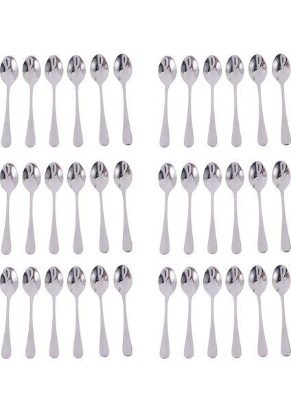 36 Parça Espresso Kaşığı, 4,7 Inç Paslanmaz Çelik Mini Kahve Kaşığı Tatlı Kaşığı (Yurt Dışından)