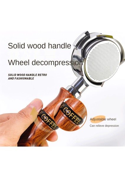 Kahve Masif Ahşap Saplı M10, Döner Kolu Espresso Kahve Makinesi Araçları Aksesuarları Barista Ev A Için (Yurt Dışından) modelleri