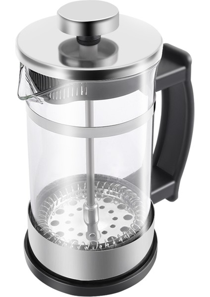 Kahve Makinesi Pot, Paslanmaz Çelik Cam Cezve Fransız Basın Filtre Pot Ev Çay Makinesi, Çay Yapmak Için Uygun (Yurt Dışından) fırsatları
