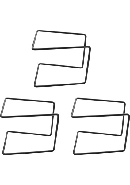 3x Damla Kahve Filtre Bardak Tutucu Raf Geometri Kahve Damlatıcı Standı V60 Damla Metal Özel Çerçeve Siyah (Yurt Dışından)