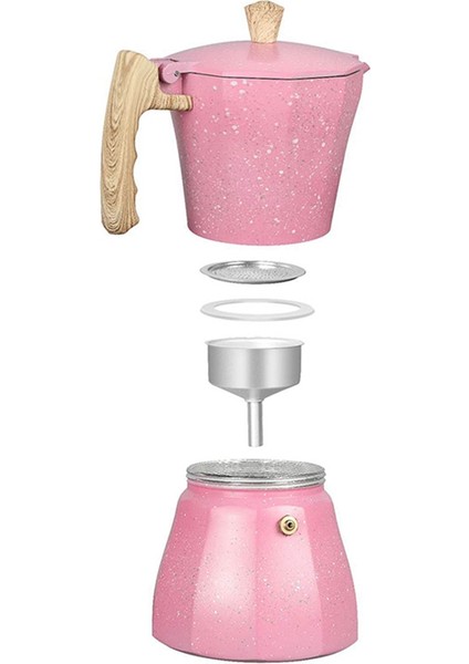 2x Soba Üstü Espresso Makinesi - Gazlı Veya Elektrikli Soba Üstü Için Moka Pot Kahve Makinesi - 3 Bardak Espresso Shot Makinesi (Yurt Dışından)