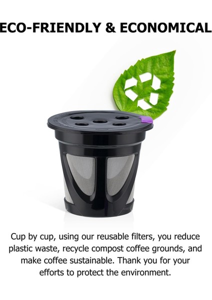 Keurig Için Yeniden Kullanılabilir K Bardaklar, 4'lü Paket Evrensel Doldurulabilir K Cup Kahve Filtreleri, Keurig Supreme Multistream Serisi Için (Yurt Dışından)