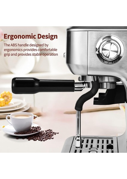 54MM Dipsiz Portafilter, Breville 8 Serisi BES870/880 Parçaları Için Filtre Sepetli 3 Kulaklı Espresso Portafiltre (Yurt Dışından)