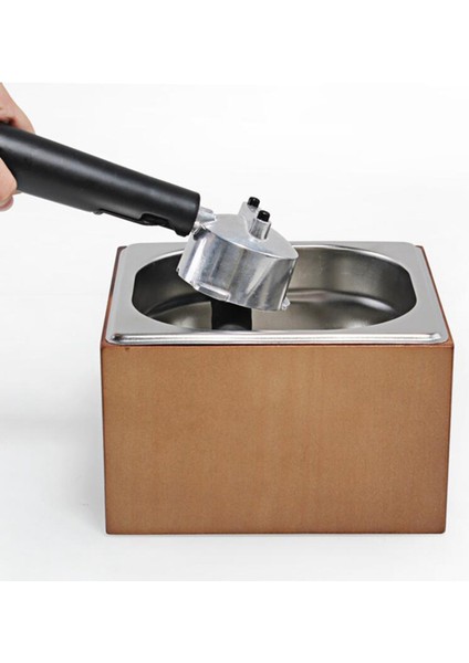 2x Kahve Knock Box Paslanmaz Çelik Ahşap Kahve Telvesi Konteyner Kutusu Barista Kahve Kalıntı Kovası Eziyet Çöp Kutusu (Yurt Dışından) indirimleri