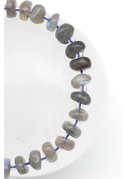 Labradorit Doğal Taş Makrome Örme Bileklik fiyatları