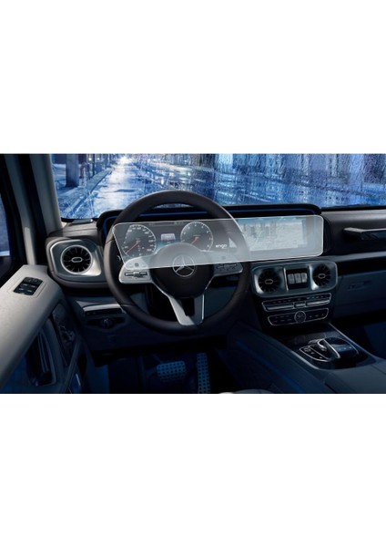 Mercedes G63 Mat Ekran Koruyucu Multimedya ve Djital Ekran Şeffaf