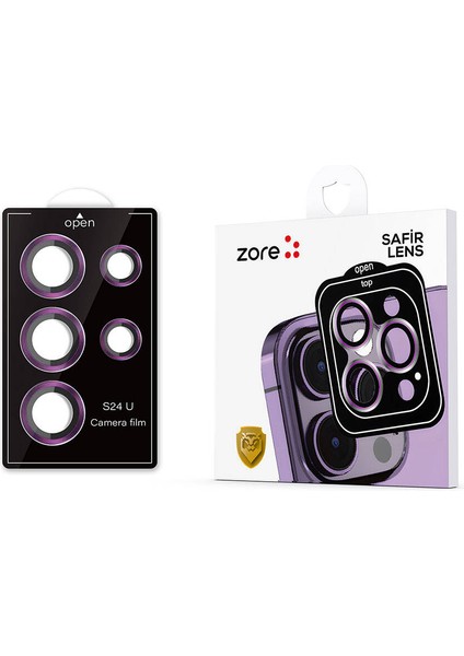Galaxy S24 Ultra Zore Kamera Lens Koruyucu Cam Filmi