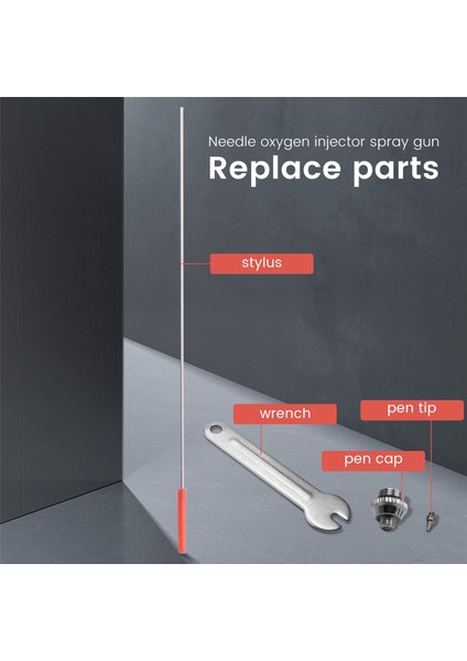 Airbrush 0.3mm Iğne, Nozul, Kapak Seti G22,G23,G24,G25,G26,G34,G39 (Yurt Dışından)