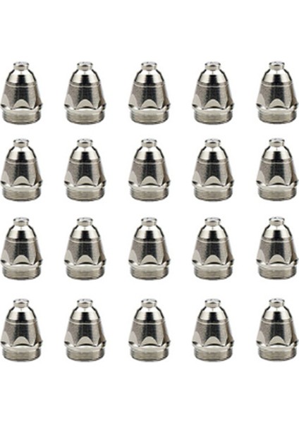 20 Takım P80 Plazma Kesme Memesi 1.7 Delik Kesme Makinesi Torç Memesi Aksesuarları Elektrot Memesi (Yurt Dışından)