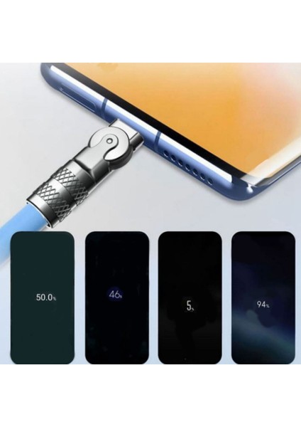 120W 6A Süper Hızlı Şarj C Tipi Sıvı Silikon Kablo Akıllı Telefon Için Hızlı USB Kablosu Piksel Kalın Veri Hattı, Turuncu 1m (Yurt Dışından) indirimleri