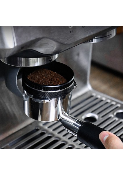 Espresso Kahve Dozaj Halkası - Kahve Filtresi Yedek Halka Espresso Manyetik Kahve Dozaj Hunisi Gümüş 51MM (Yurt Dışından)