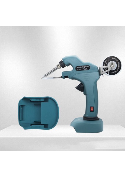 Akülü Lehimleme Makinesi Elektrikli Teneke Göndermek Aracı Hızlı Termal Havya Elektrikli El Aletleri Makita 18V Pil Mavi (Yurt Dışından)