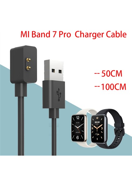 Mi Band 7 Pro Için Şarj Kablosu Xiaomi 7 Pro Için Şarj Kablosu USB Şarj KABLOSU(50CM) (Yurt Dışından)