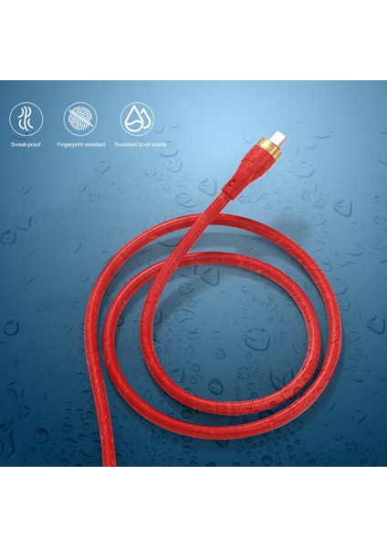 USB Kablosu Yeni 120W 6ft Tip C Kablo Şarj Kablosu Android Süper Flaş Şarj Kablosu - Siyah (Yurt Dışından)