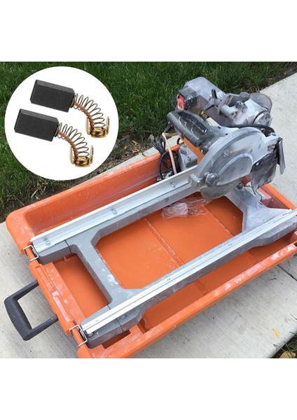 Karbon Motor Fırçası 089006017092 (2 Adet) Ridgid Ryobi Kiremit/gönye Testere Motor Fırçası R4040 TS1344 TS1345 Için Uygundur (Yurt Dışından)