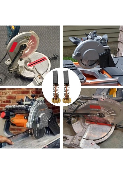 Karbon Motor Fırçası 089006017092 (2 Adet) Ridgid Ryobi Kiremit/gönye Testere Motor Fırçası R4040 TS1344 TS1345 Için Uygundur (Yurt Dışından)