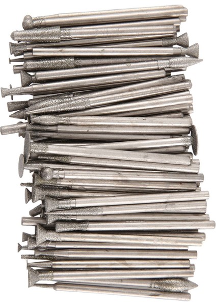80 Adet/takım 2.35MM Shank Taşlama Uçları Parlatma Zımpara Elmas Uçları Soyma Parlatma Uçları Taşlama Noktası (Yurt Dışından)