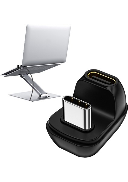 Dik Açı C Tipi Adaptör C Tipi C Tipi Konnektöre Erkek - Dişi Yüksek Hızlı Hızlı Şarj 40 Gbp/s Iletim (Yurt Dışından)