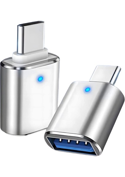 2pcs USB C'den Usb'ye Adaptör, MacBook Pro Samsung Dizüstü Bilgisayar ve Diğer Tip C Cihazlar Için USB Tip C'den USB 3.0'a Adaptör (Yurt Dışından)