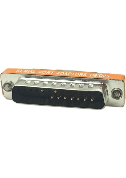 Db9 Dişi - DB25 Erkek Mini Seri Port Kablo Adaptörü Cinsiyet Değiştirici (Yurt Dışından)