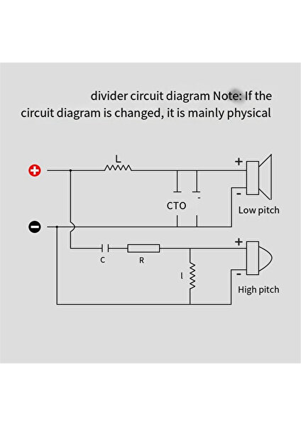 Aurelia Hoparlör Için 2 Yollu Crossover 200W Çok Fonksiyonlu Taşınabilir High-End Audio Adanmış Crossover, B (Yurt Dışından)