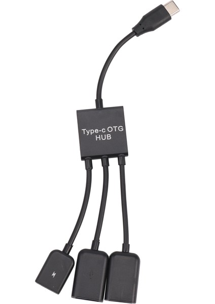 USB 3.1 Tip C Erkek - 2 Çift USB A 2.0 Dişi + Mikro USB Dişi 3'ü 1 Arada Otg Hub (Yurt Dışından)