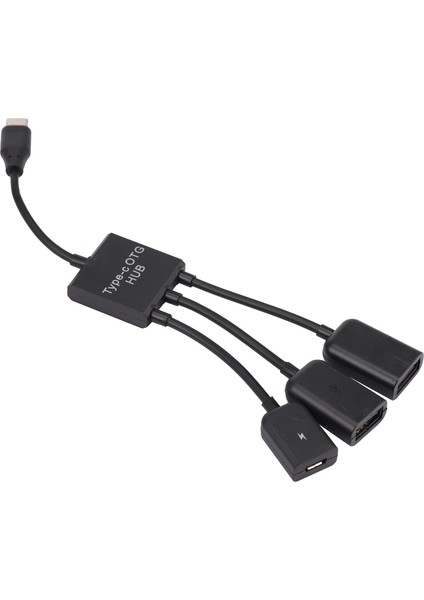 USB 3.1 Tip C Erkek - 2 Çift USB A 2.0 Dişi + Mikro USB Dişi 3'ü 1 Arada Otg Hub (Yurt Dışından)