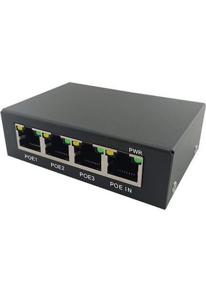 4 Bağlantı Noktalı Gigabit Poe Genişletici 100/1000M Ağ Anahtarı Genişletici IEEE802.3AF/POE Anahtarı Için Tak ve Çalıştır Nvr Ip Kamera Ap (Yurt Dışından) fırsatları