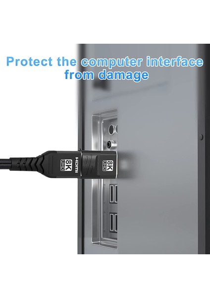 2pack 8k HDMI Uyumlu Bağlayıcı Erkek Kadın, Hdtv Tv Çubuk Pc Dizüstü Bilgisayar Için HDMI Uyumlu Adaptör Konnektörü (Yurt Dışından) fiyatları