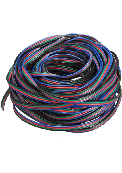 LED Rgb Şerit 3528 5050 Konnektör Renkli 5m Için 4 Pinli Tel Uzatma Konnektör Kablosu Kablosu (Yurt Dışından) fiyatları