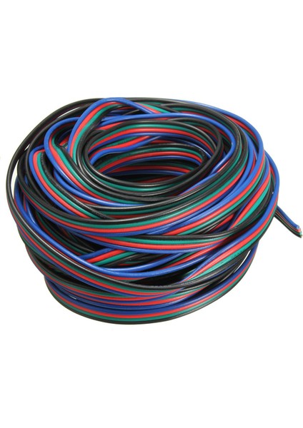 LED Rgb Şerit 3528 5050 Konnektör Renkli 5m Için 4 Pinli Tel Uzatma Konnektör Kablosu Kablosu (Yurt Dışından) modelleri
