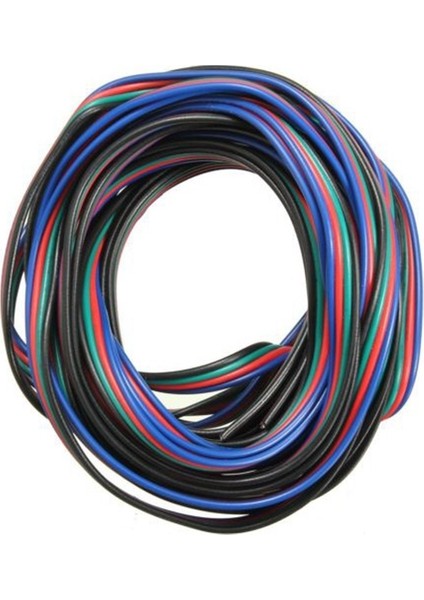 LED Rgb Şerit 3528 5050 Konnektör Renkli 5m Için 4 Pinli Tel Uzatma Konnektör Kablosu Kablosu (Yurt Dışından) indirimleri