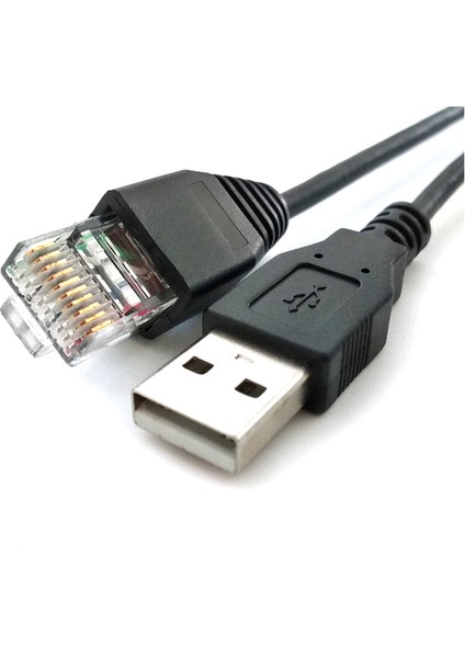 Apc Smart Ups Için Usb'den RJ50 Konsol Kablosu AP9827 940-0127B 940-127C 940-0127E, Kalıplanmış Gerilim Giderici Önyükleme Ile, 5m (Yurt Dışından)